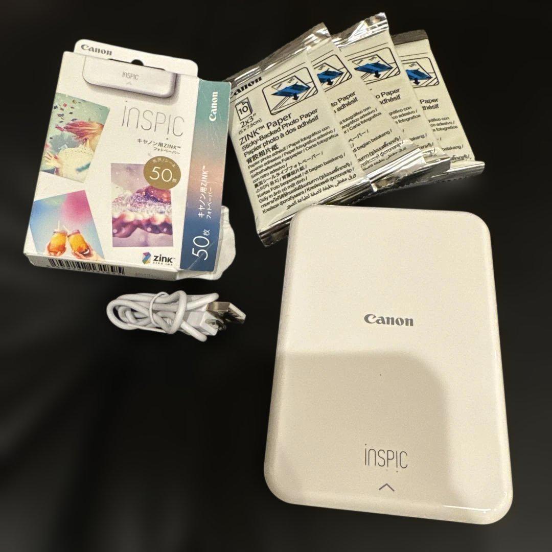 Canon inSPIC ポータブルプリンター ゴールド