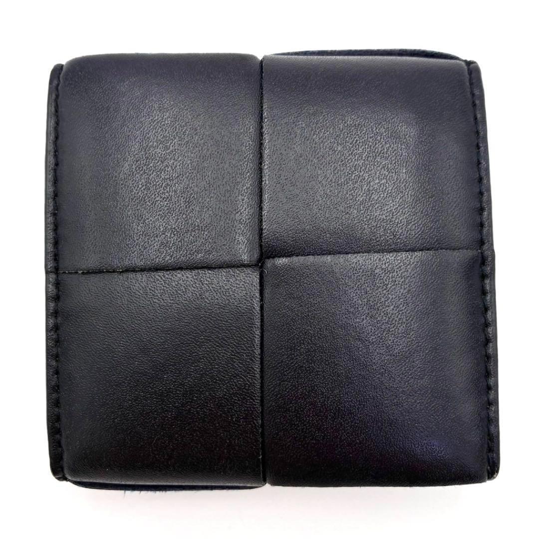 希少 ボッテガヴェネタ カセット イントレチャート コインケース 紺 レザー