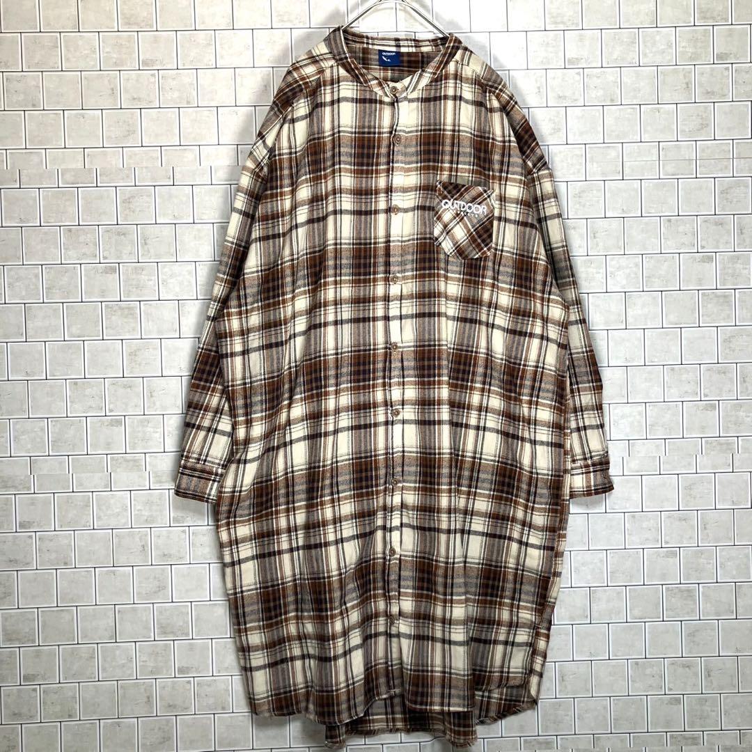アウトドアプロダクトチェック柄シャツ サイズ4L ゆったり人気デザイン人気カラー