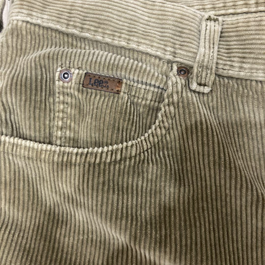 【古着】90s Lee USA製コーデュロイパンツ オリーブ