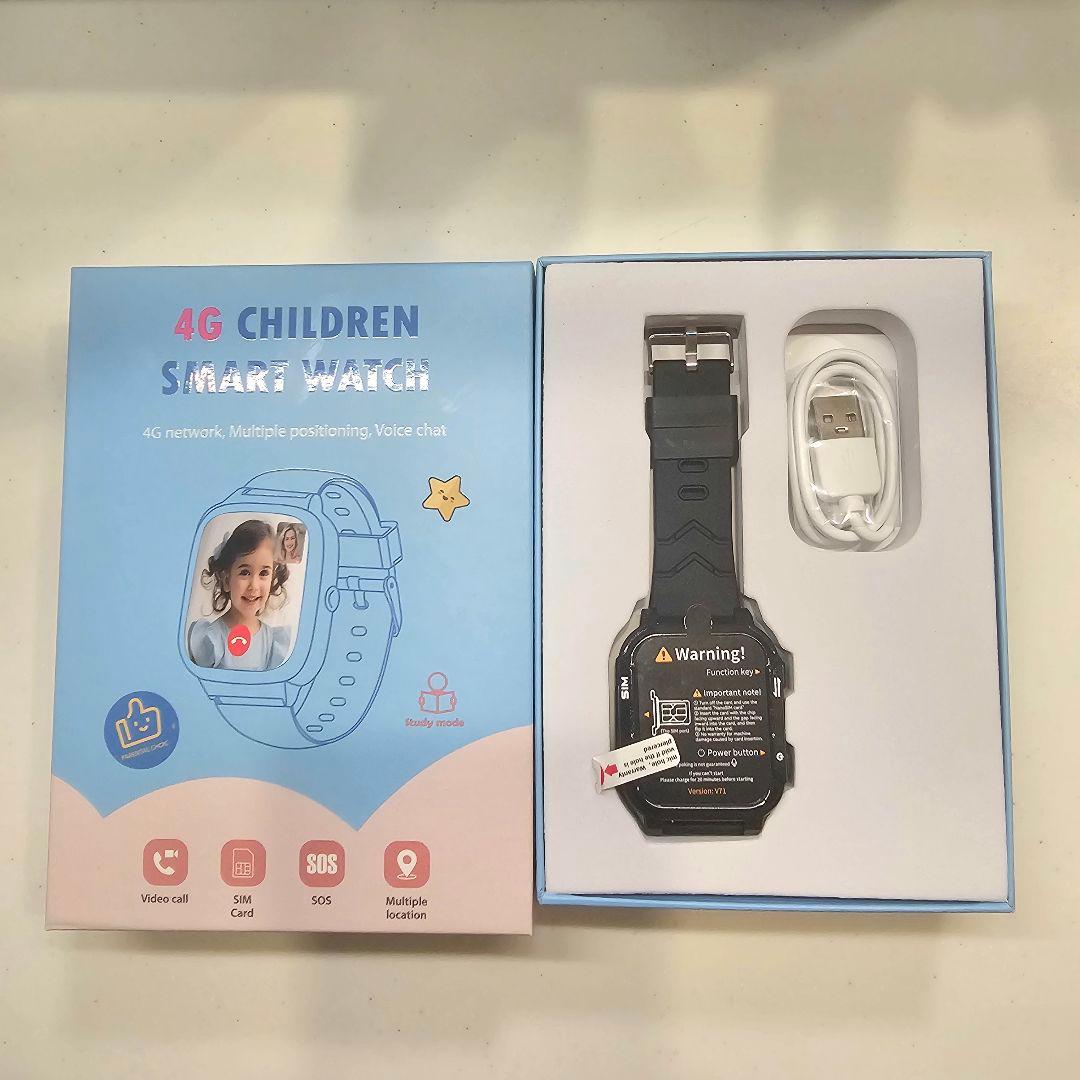 キッズGPS付きスマートウォッチ　新品未使用　位置情報分かる