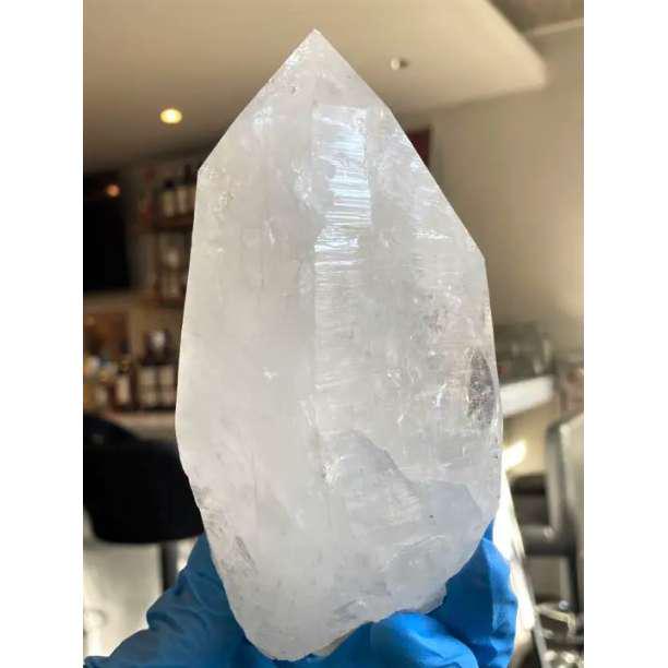 【大型 高品質】ヒマラヤ水晶 結晶 磨き上げ ⭐︎ 浄化 k653