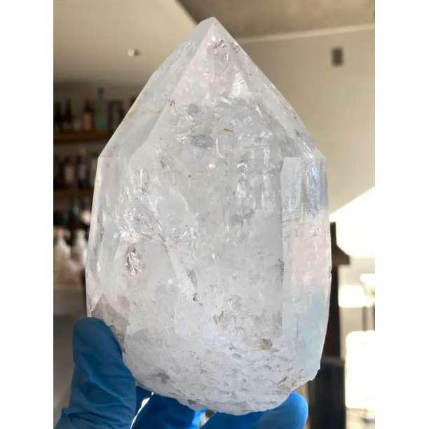 【大型 高品質】ヒマラヤ水晶 結晶 磨き上げ ⭐︎ 浄化 k653