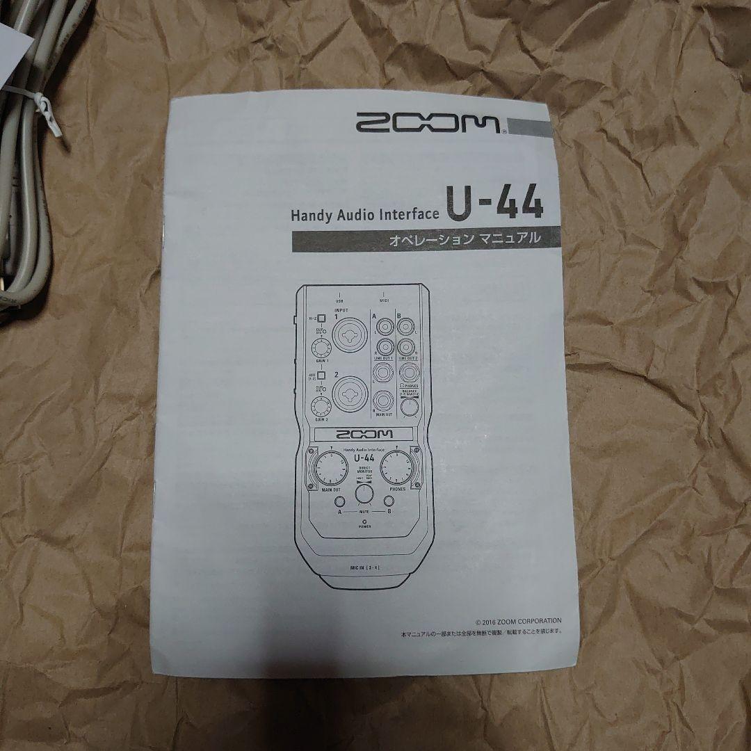 ZOOM U-44 オーディインターフェイス