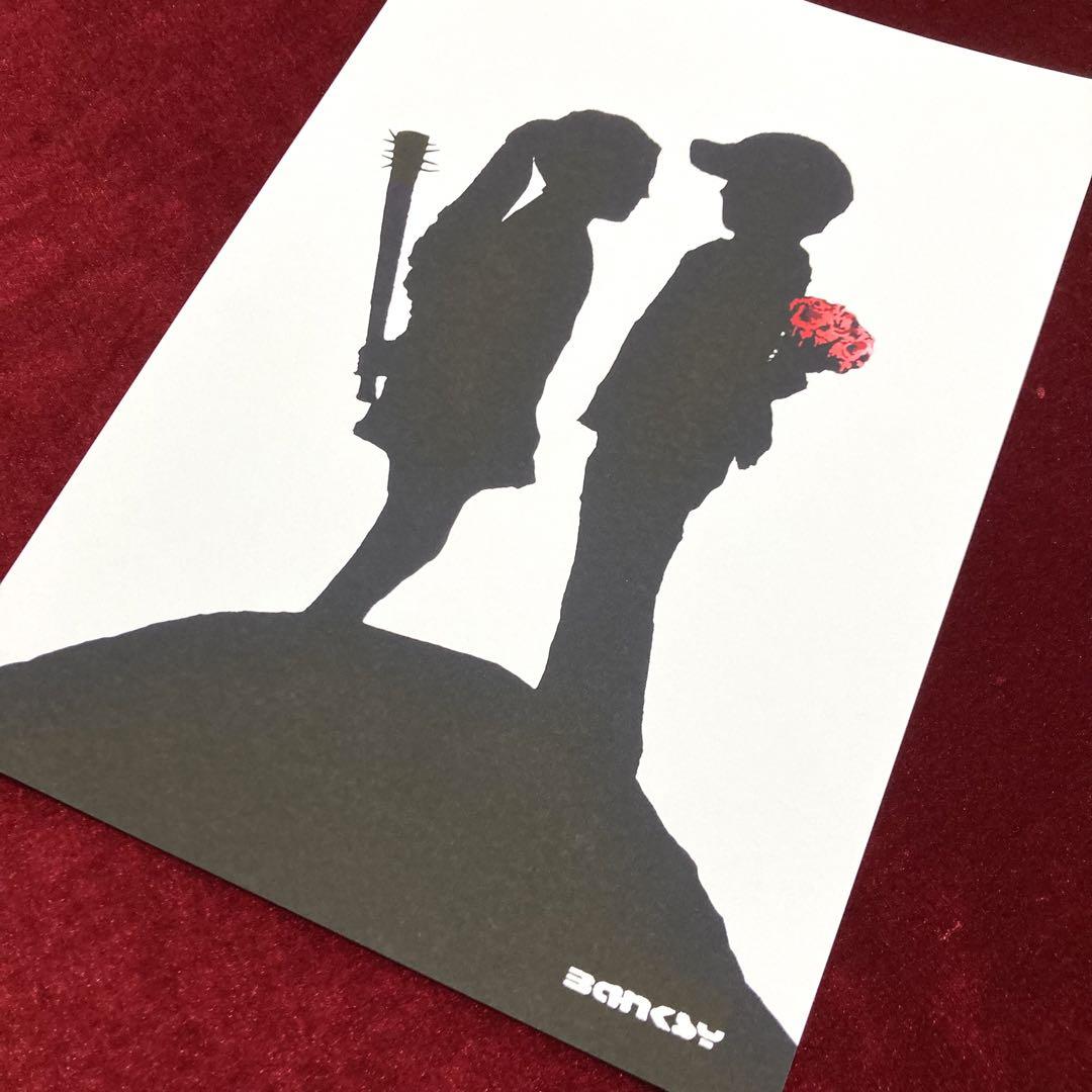 A16 DEATH NYC 世界限定 バンクシー Boy Meets Girl DEATH NYC 世界限定100枚 アートポスター ティンカー ベル