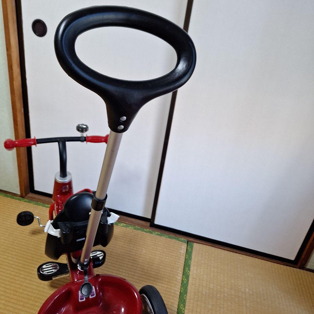 三輪車　ミニクーパー　MINIクーパー三輪車　舵取り付き