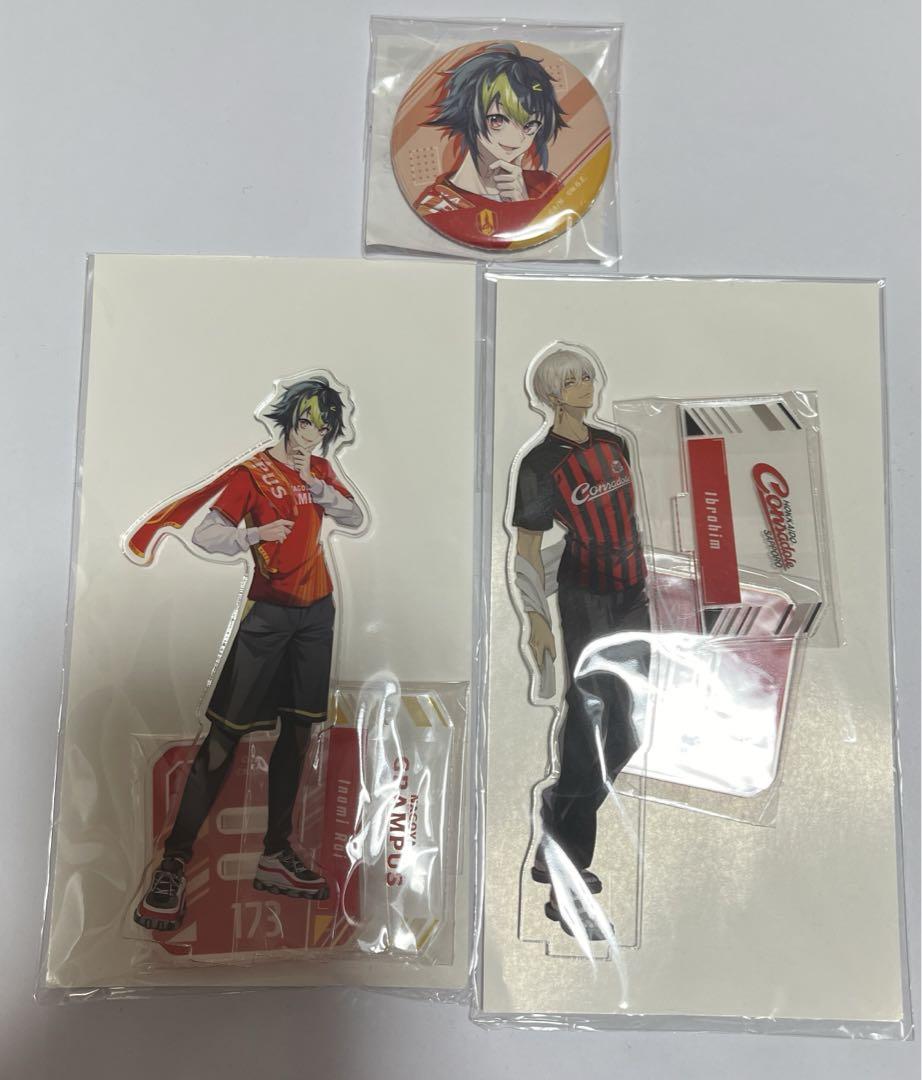 イブラヒム J1コラボ アクスタ 缶バッチ