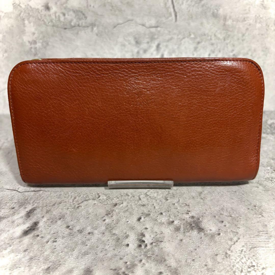 【ふとし1970！】イルビゾンテ L字ジップロングウォレット 長財布 革