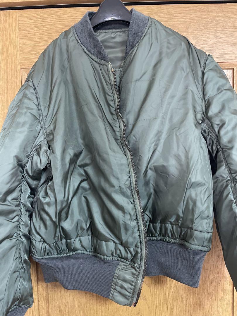 80s MA-1vintageフライトジャケット 80s 米軍 USAF MA-1 フライトジャケット XL - Sixpacjoe Web Shop