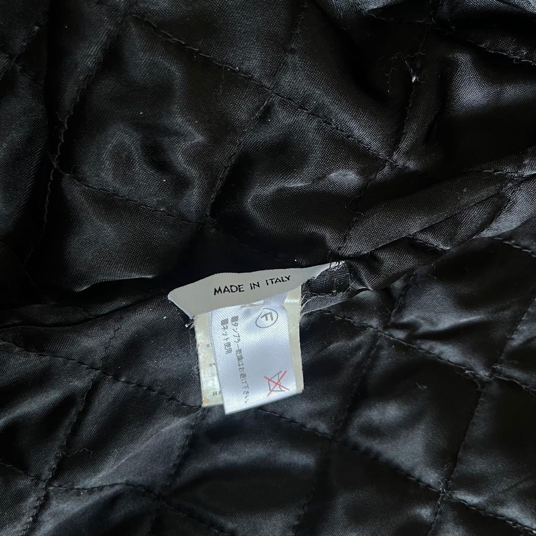 襟ファー付トレンチコート フリル