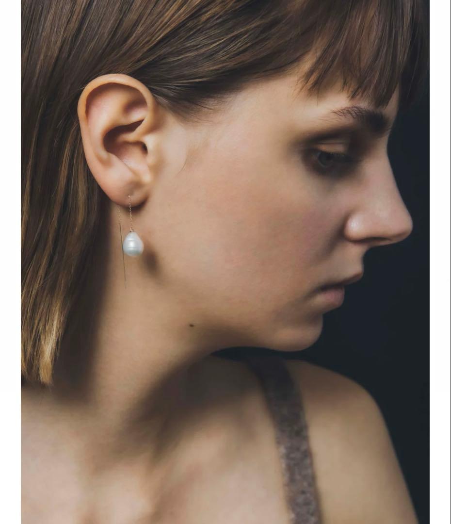 les bon bon blanc single pierced パールピアス les bon bon blanc single pierced パールピアス