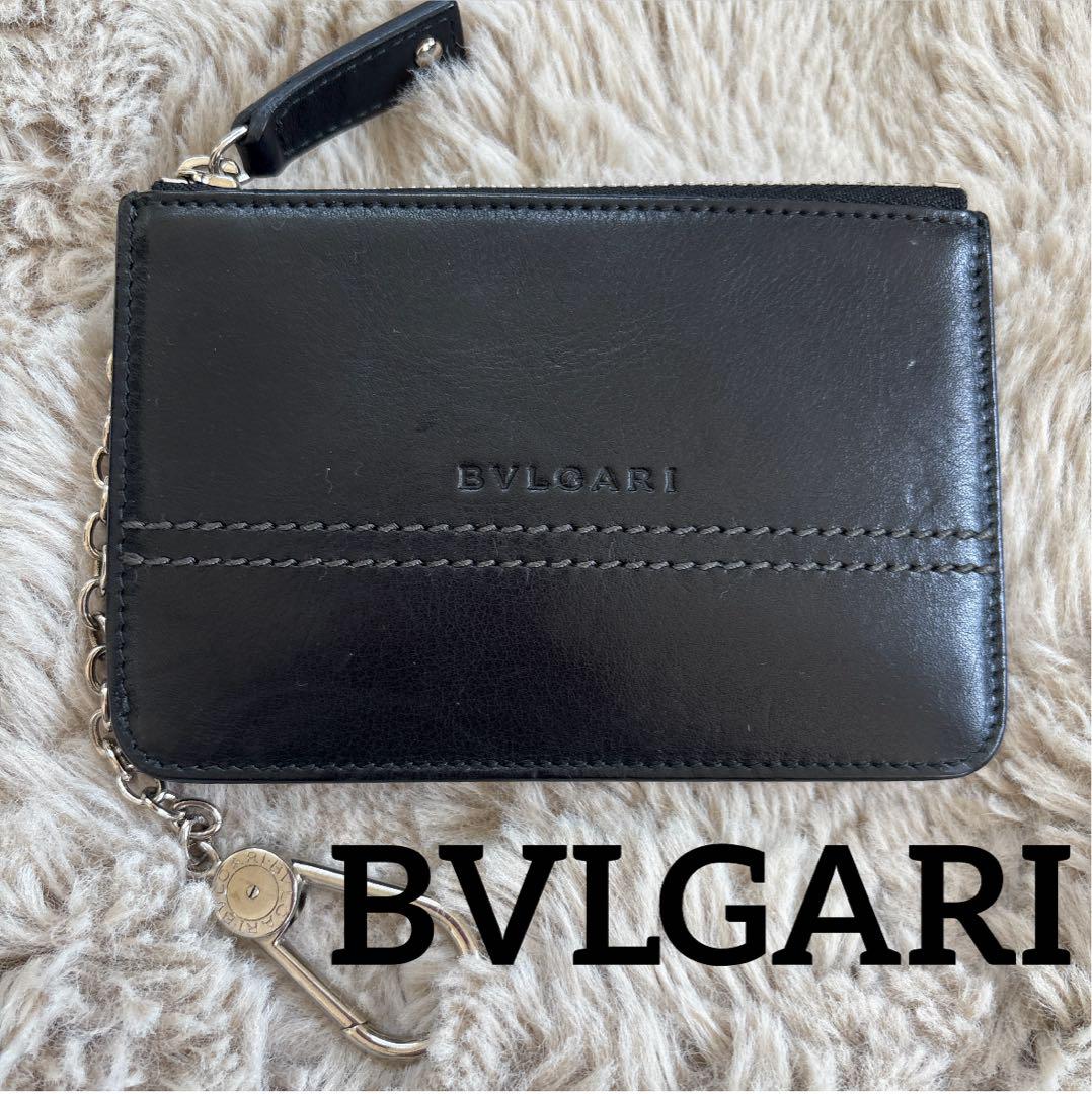 専用 BVLGARI レザー ブラック コインケース 6290 BVLGARI ブルガリブルガリ コインケース ブラック レザー 【471