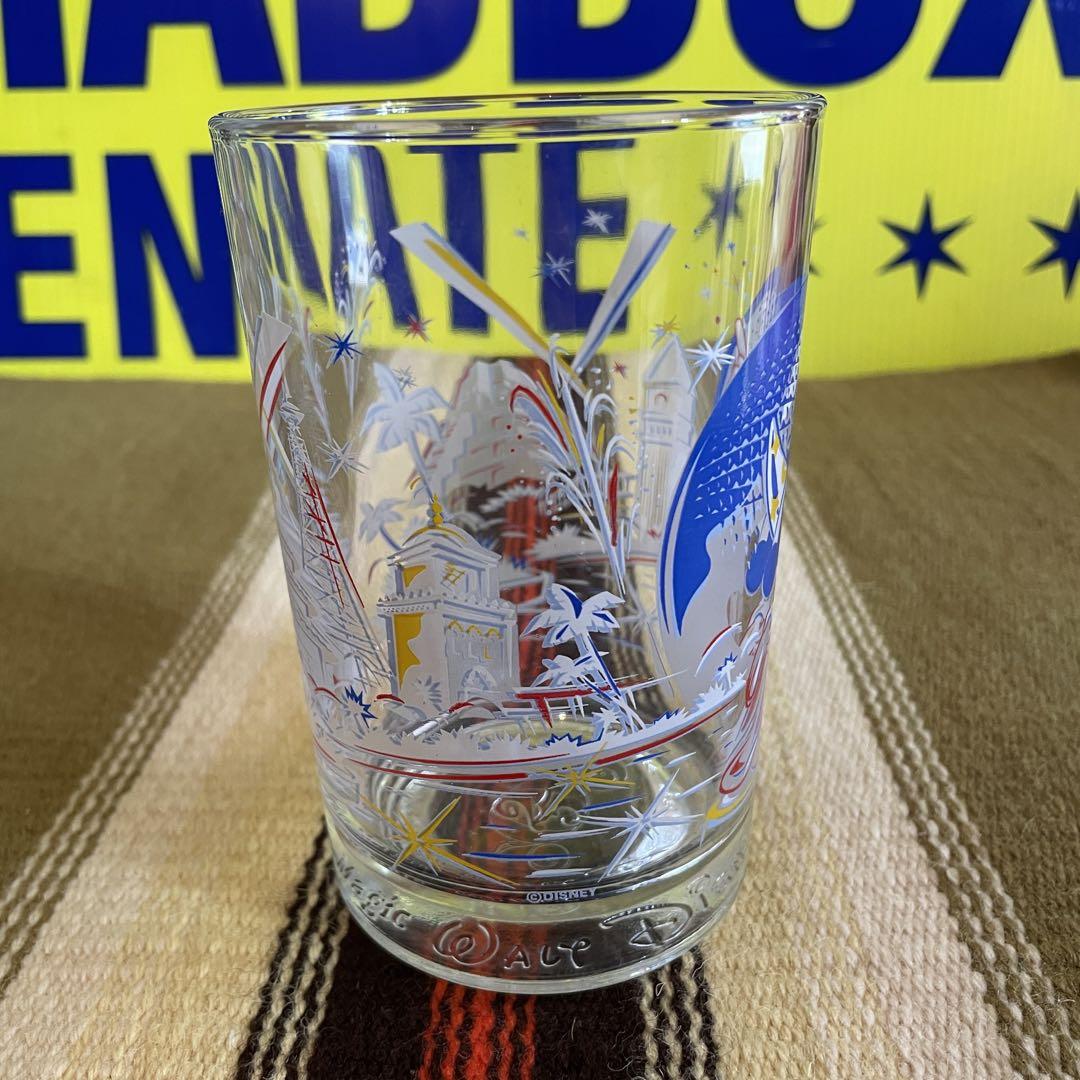 希少品！アメリカヴィンテージ　ディズニーワールド記念グラス　USAミッキーマウス