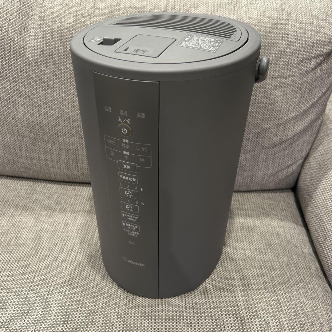 ZOUJIRUSHI スチーム式加湿器 EE-DC50-HA グレー