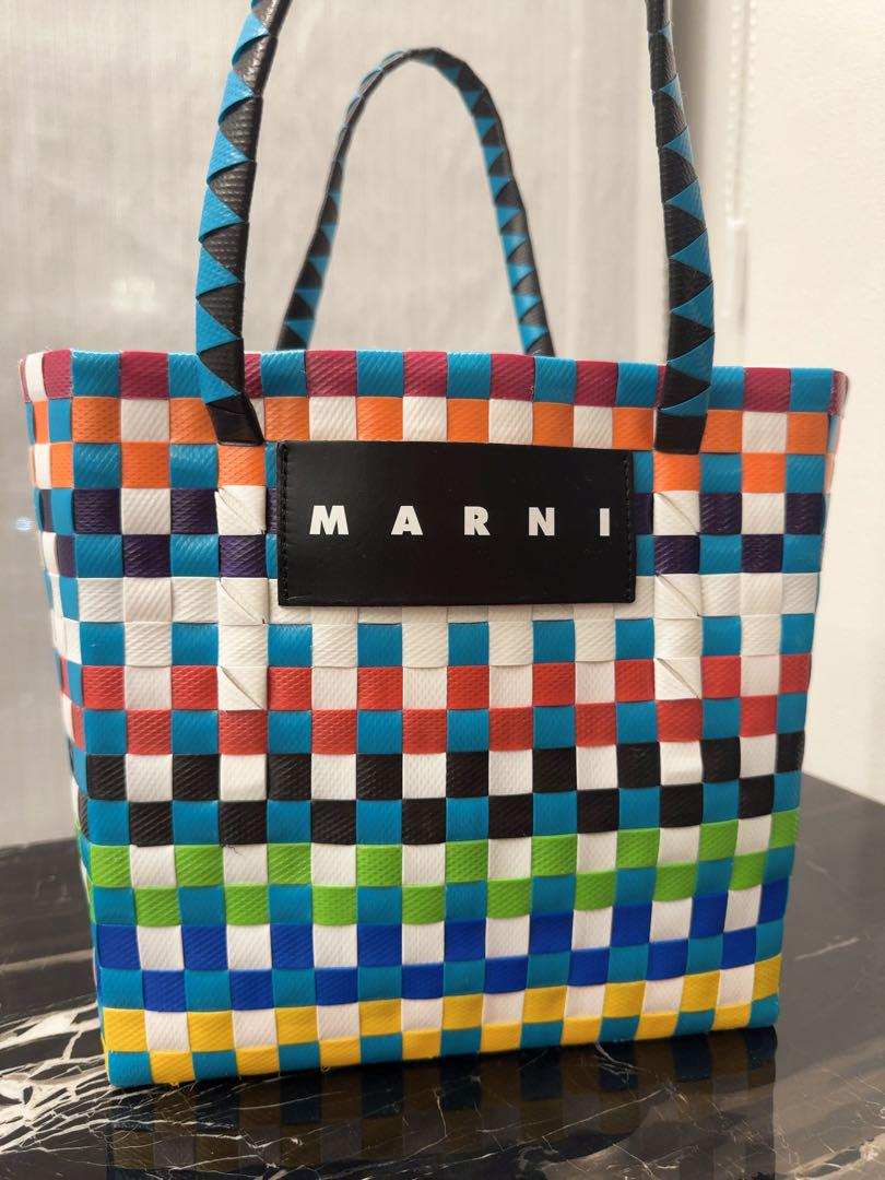 MARNI チェック柄 かごバッグ 新品未使用今季MARNI チェック柄 かごバッグ - メルカリ