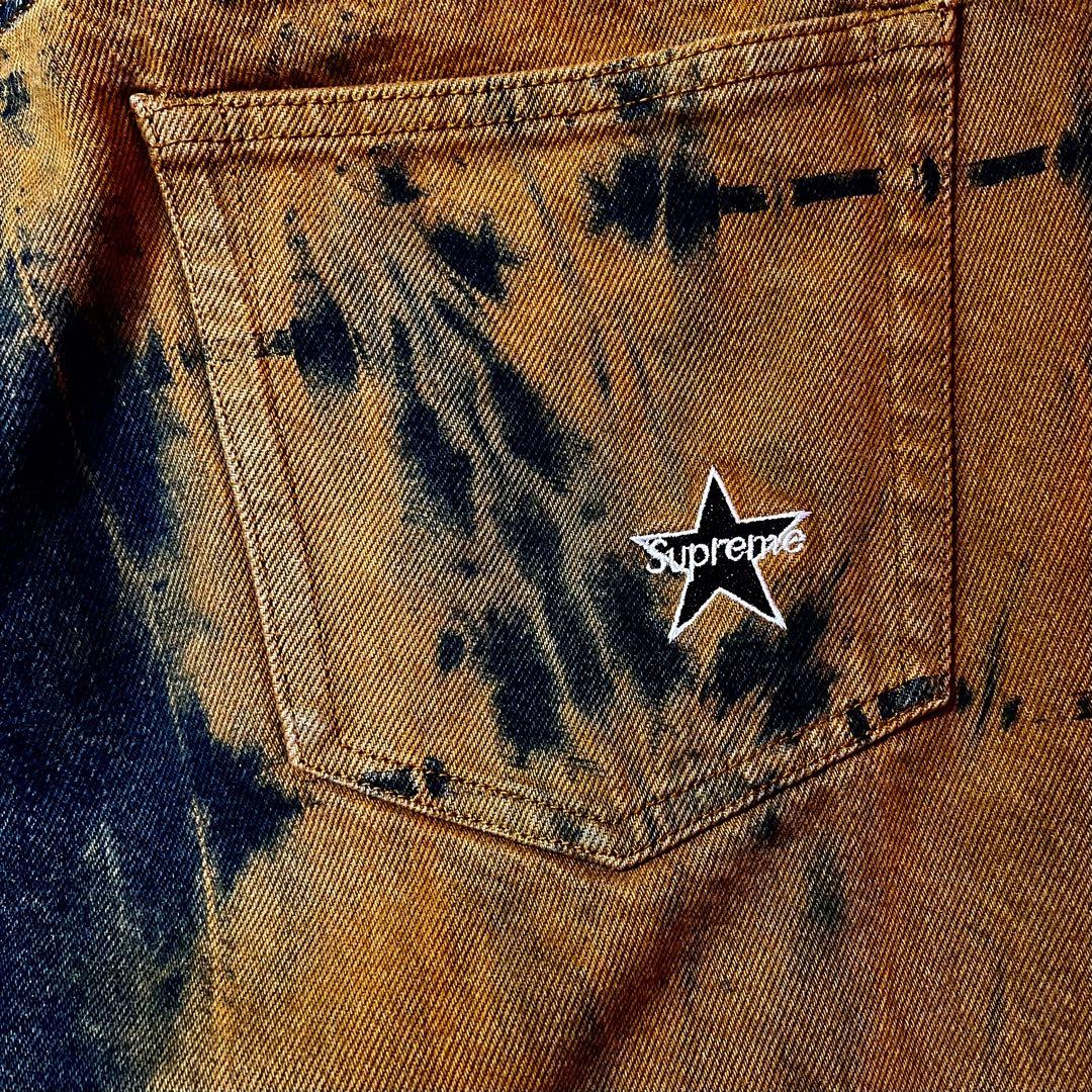 パンツ supreme Regular Jean Dyed Rust