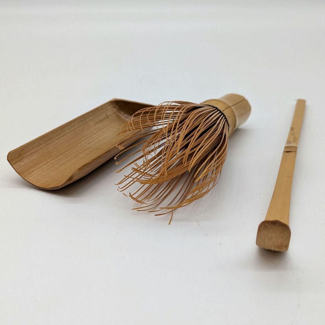 茶道具セット 九代 了入 隠居印 黒楽茶碗 平安白鳳 建水 棗 茶杓 茶匙 香合