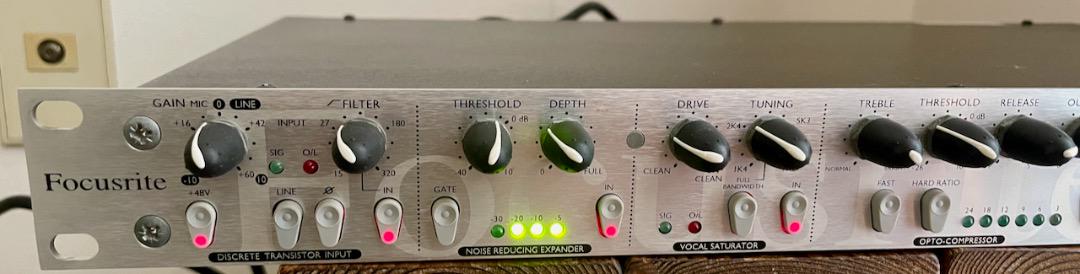 Focusrite VoiceMasterマイクプリ　代理店正規品
