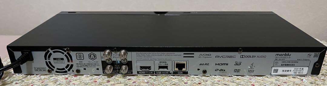 monblu ひかりTV ブルーレイディスクレコーダー HBD-WA10 1TB