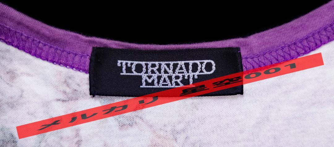 美品 TORNADOMART 紫花 ノースリーブ タンクトップ トルネードマート