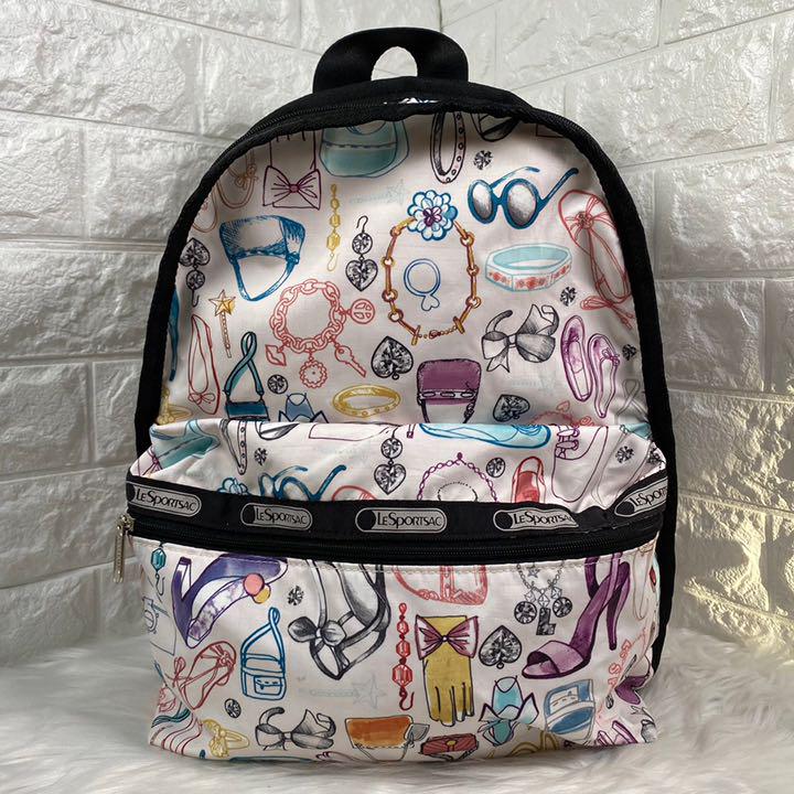 ✨美品✨ 総柄 LESPORTSAC ナイロン リュック A4収納可