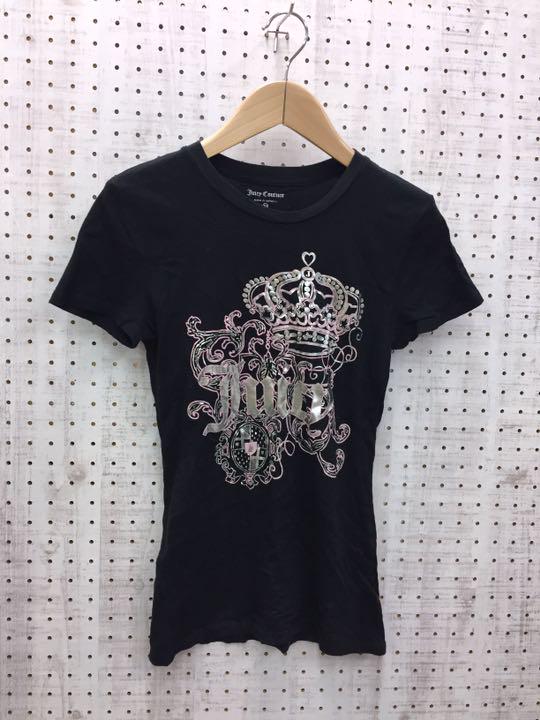 Y2K 古着 JUICY COUTURE メタリック×ベビーピンク ピチT