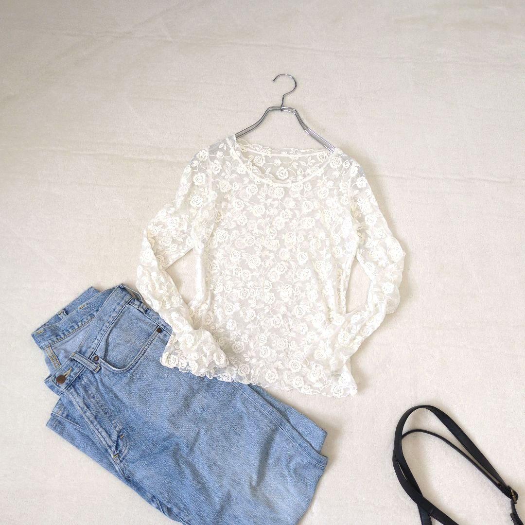 【4298 SHIZUKA KOMURO/洋服屋】 トップス 総レース　チュール