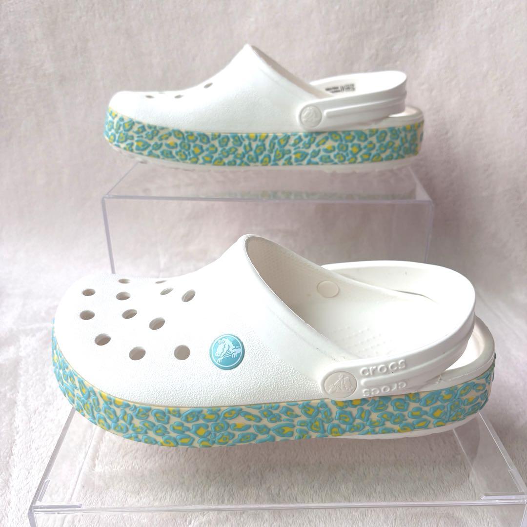クロックス crocs アニマル柄 ヒョウ柄 レオパード 希少 極美品