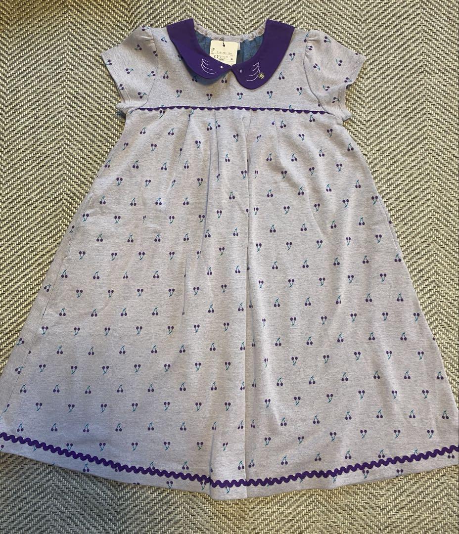 新品　アナスイミニ　パープルワンピース 130cm