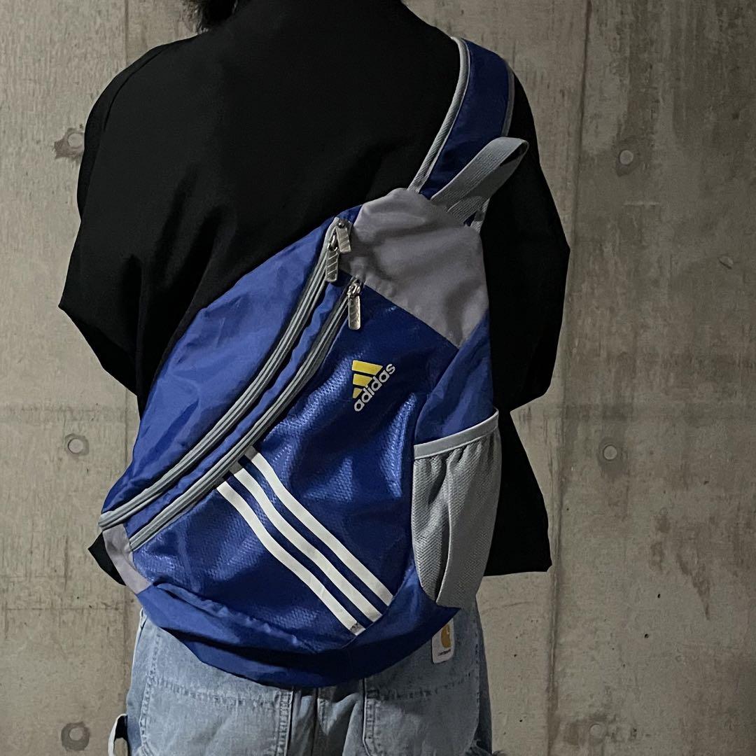 90s adidas ショルダーバッグ ボディーバッグ y2kヴィンテージ ...