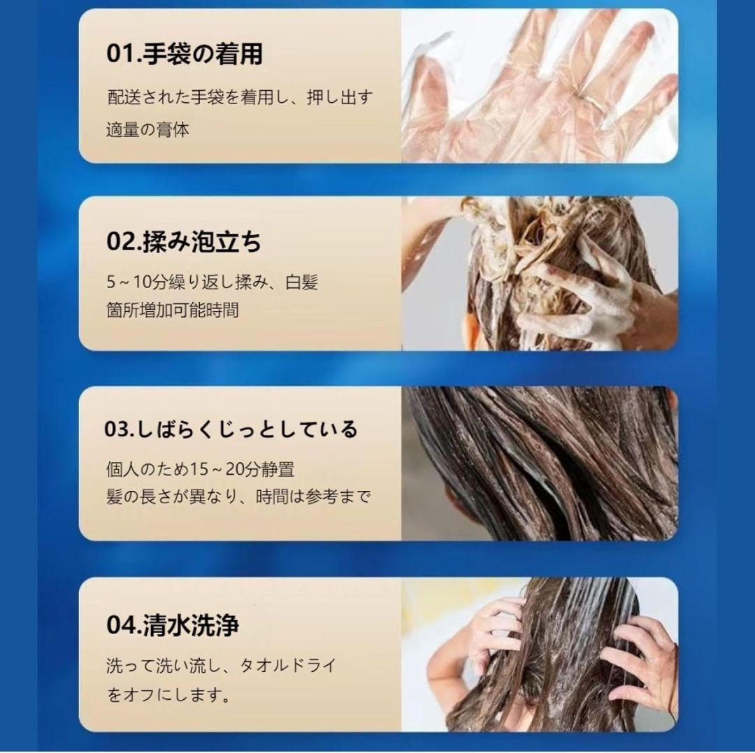 キャビアプロテインヘアカラー ヘアカラー 泡タイプヘアカラー 500ML 3本