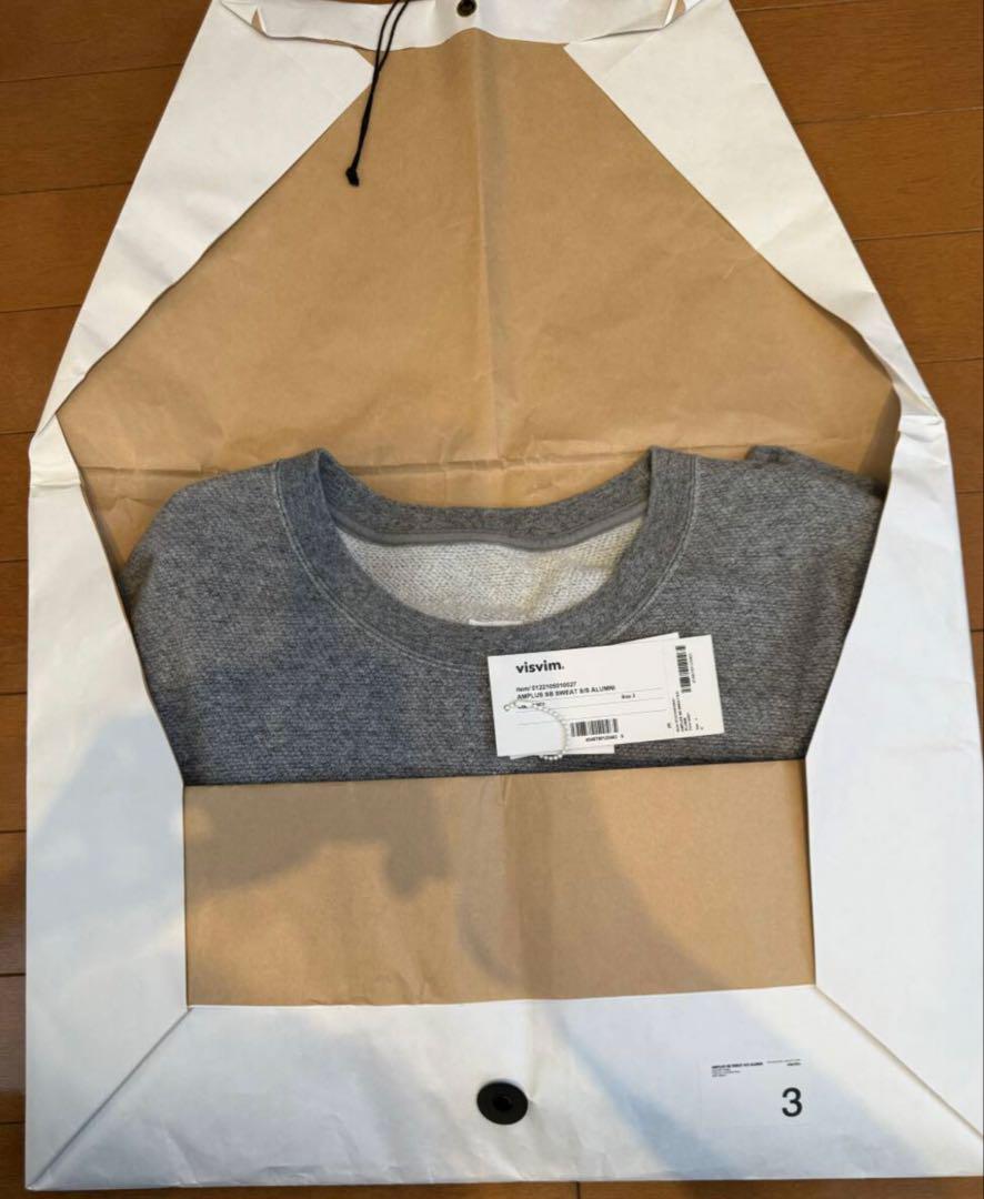 トップス VISVIM 22SS AMPLUS SB SWEAT S/S ALUMNI