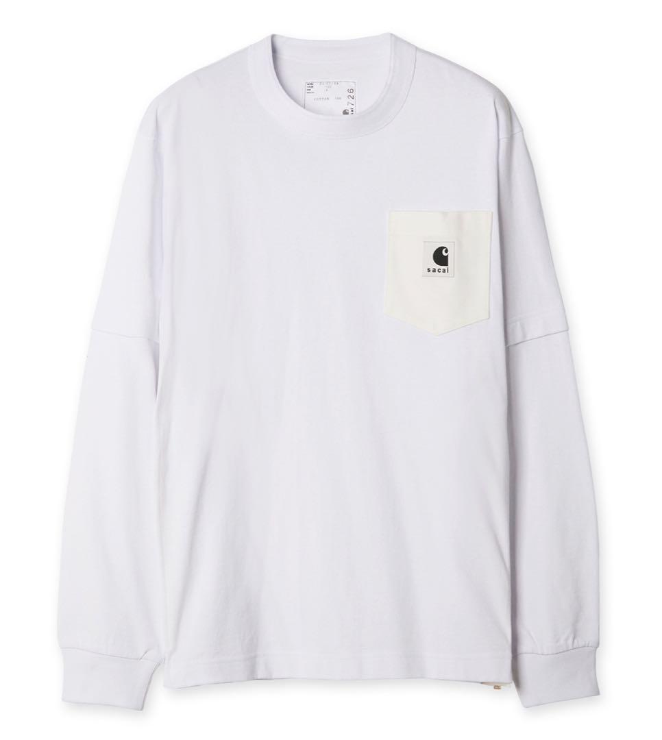 新品 sacai Carhartt  WIP L/S Tシャツ 4