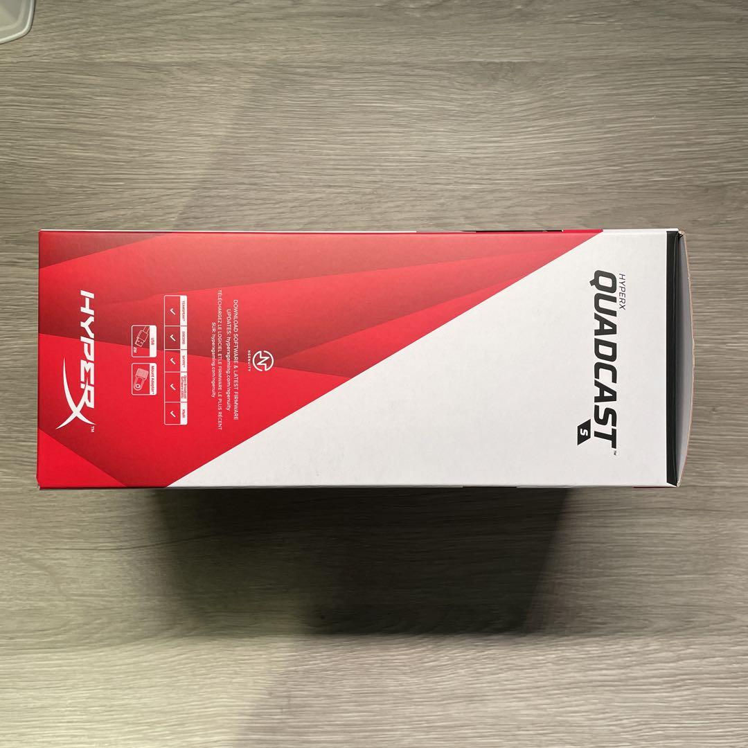 【美品】HyperX ゲーミングマイク QuadCast S ブラック USB
