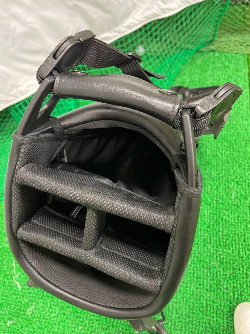 【訳あり美品】VESSEL ベゼル　スタンド式ゴルフバッグ グレー
