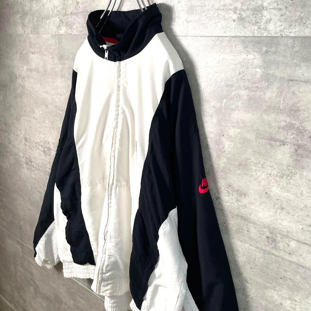 希少デザイン】90s ナイキ 銀タグ トラックジャケット 一点もの