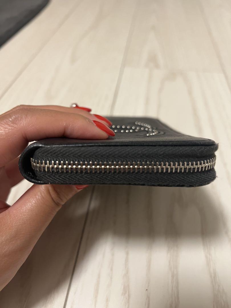 お値下げ　CHANEL ブラック カード入れ　財布