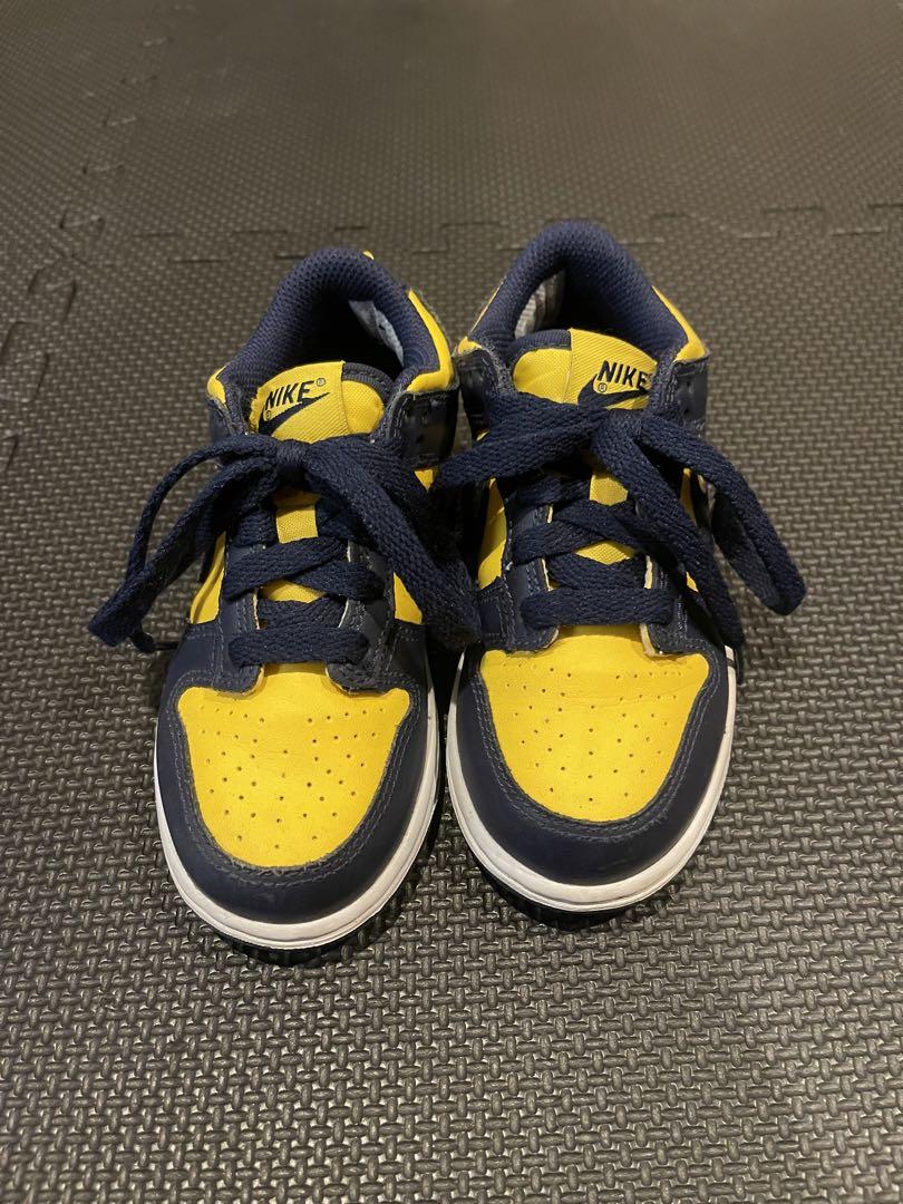 スニーカー NIKE DUNK LOW Michigan PS