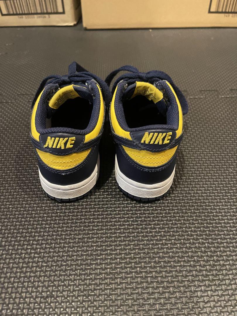 スニーカー NIKE DUNK LOW Michigan PS