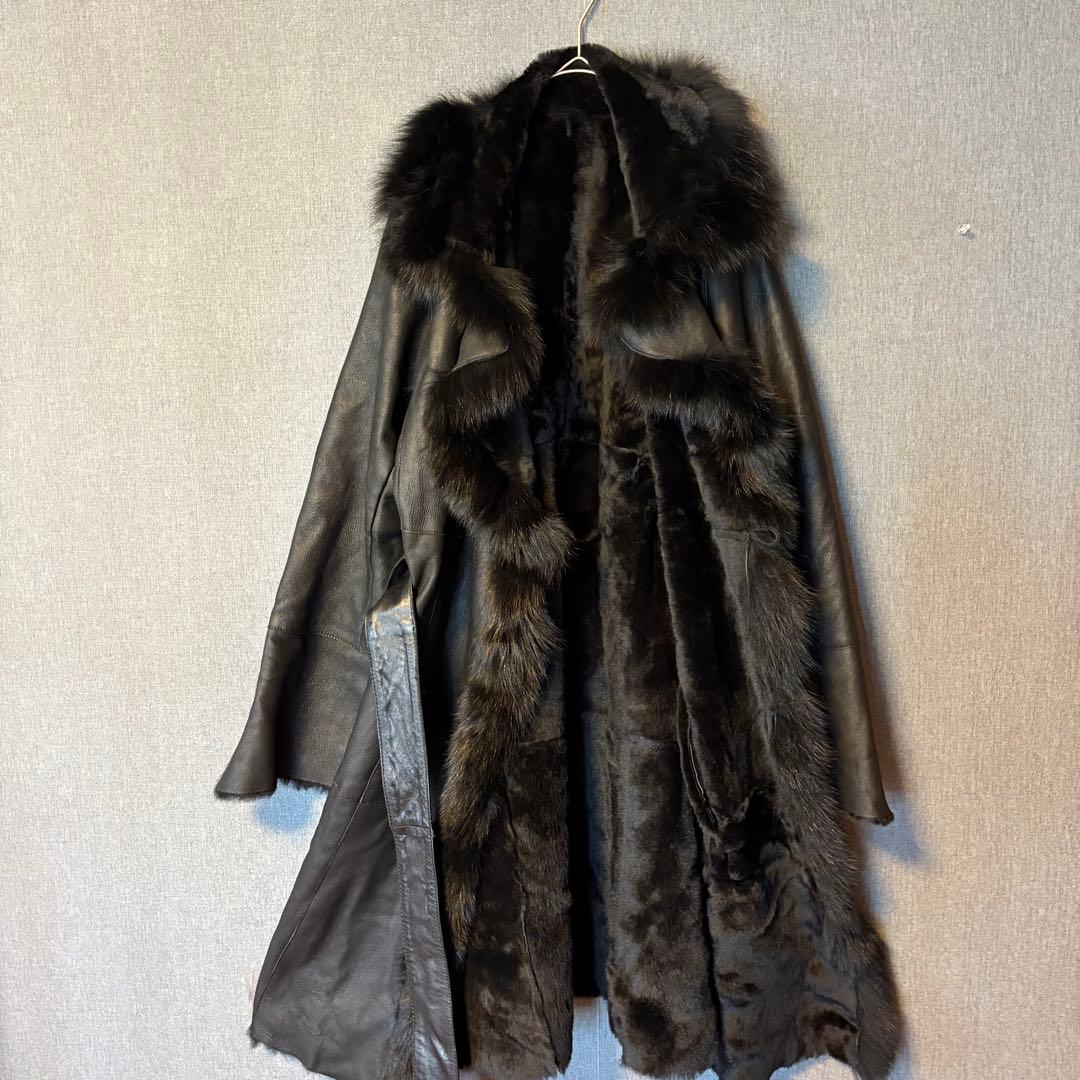 羊革 ブルーフォックス ムートンコートM