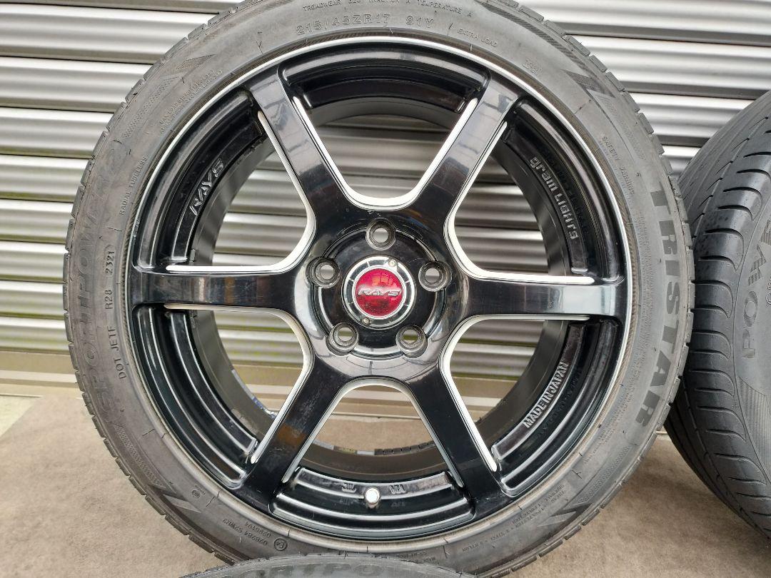 レイズ グラムライツ 57c6　タイヤ 215/45R17