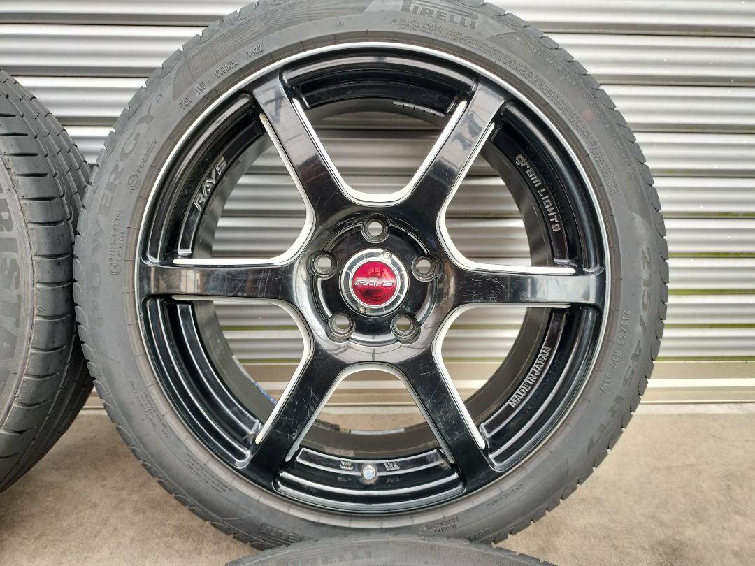レイズ グラムライツ 57c6　タイヤ 215/45R17