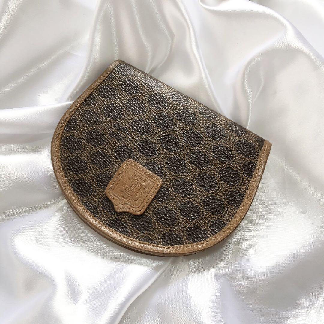 CELINE セリーヌ コインケース ヴィンテージ CELINE セリーヌ コインケース ブラック フロントバックル