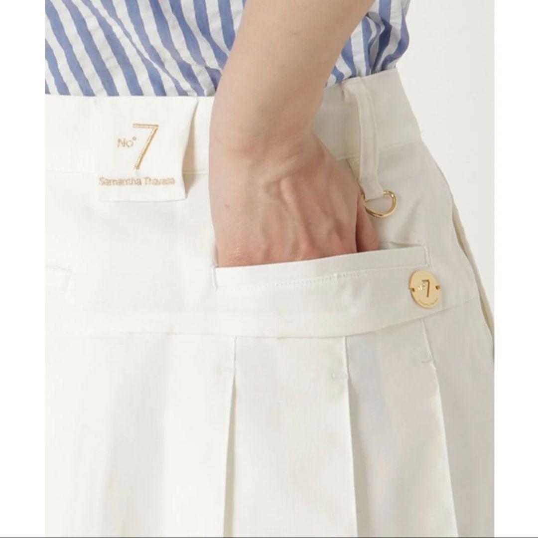 【美品】Samantha Thavasa サマンサタバサ　プリーツ　M　ゴルフ 美品】Samantha Thavasa サマンサタバサ プリーツ M ゴルフ
