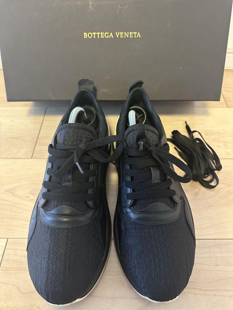 Bottega Veneta ブラック スニーカー 41 1/2 26.5cm - メルカリ