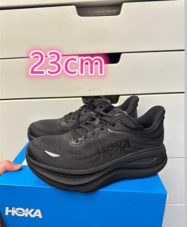 HOKA ONE ONE Bondi 9.0 スニーカー 23cm ブラック