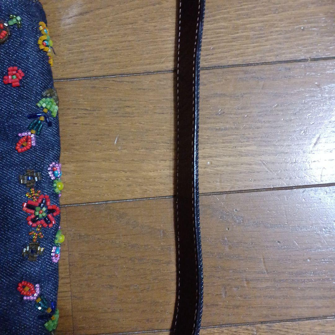 Fendi 刺繍デニムクラッチバッグ