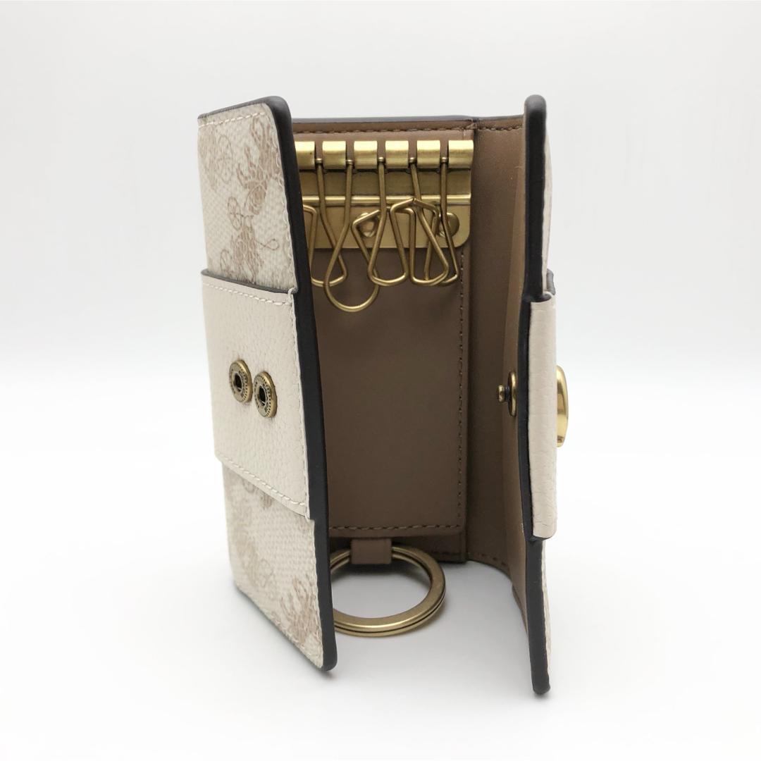 ✨新品✨COACH 6リング キーケース ホース キャリッジ チョーク