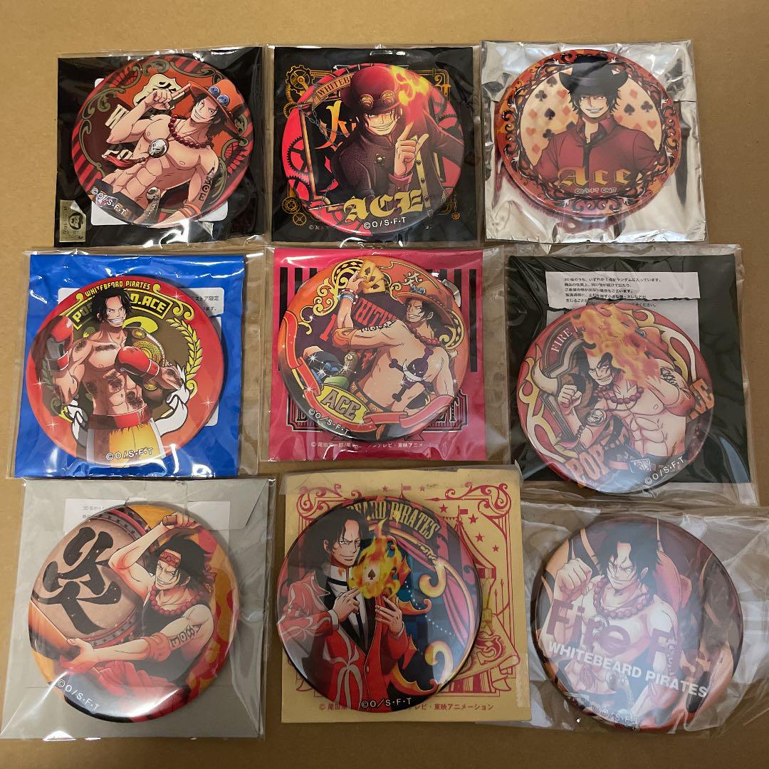 ONEPIECE ワンピース 麦わらストア 輩缶バッジ エース