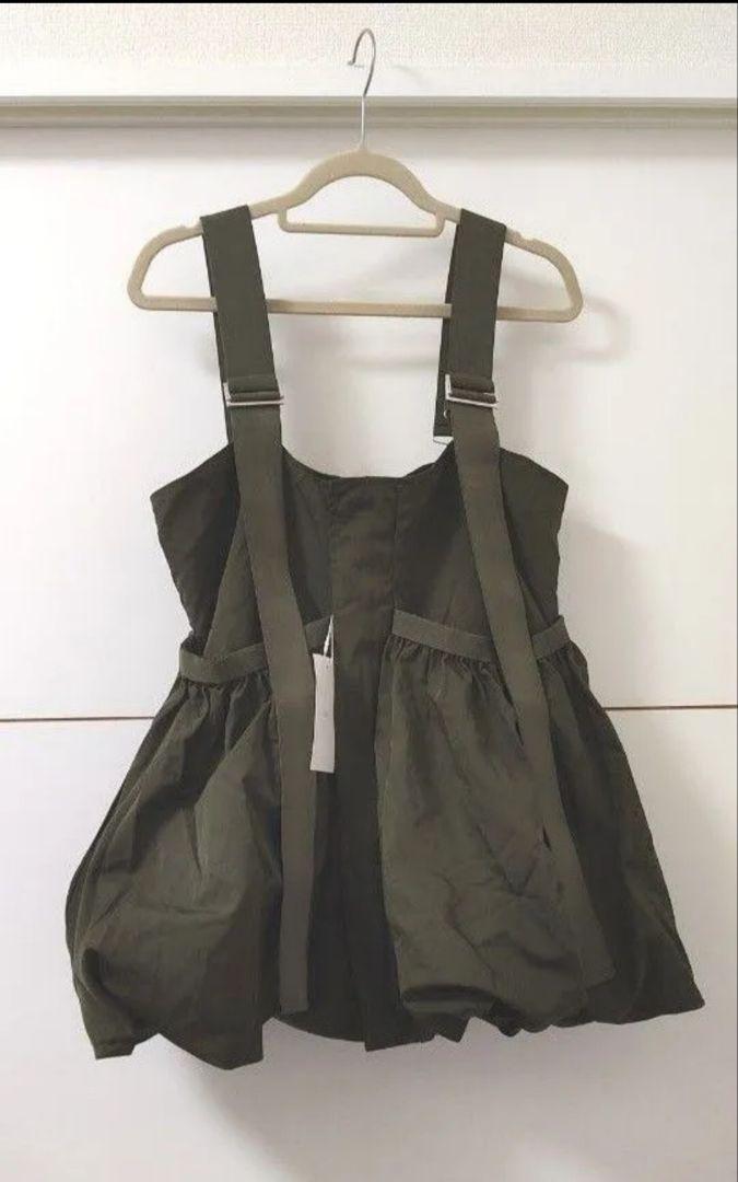 cft. suspenders balloon bustier カーキ